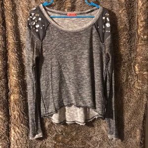 Long sleeved charcoal shirt!